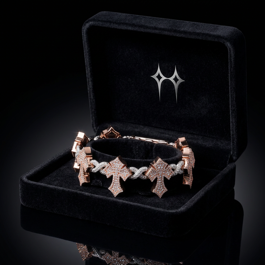 Royal King | Tennis exclusiva Chapada en Oro Blanco