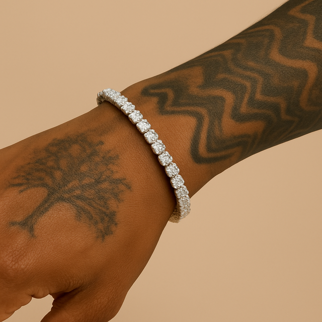 Essential | Tennis Chapada en Oro Blanco