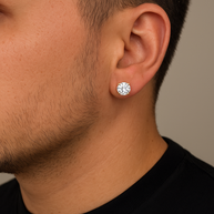 Basics | Pendientes Moissanite
