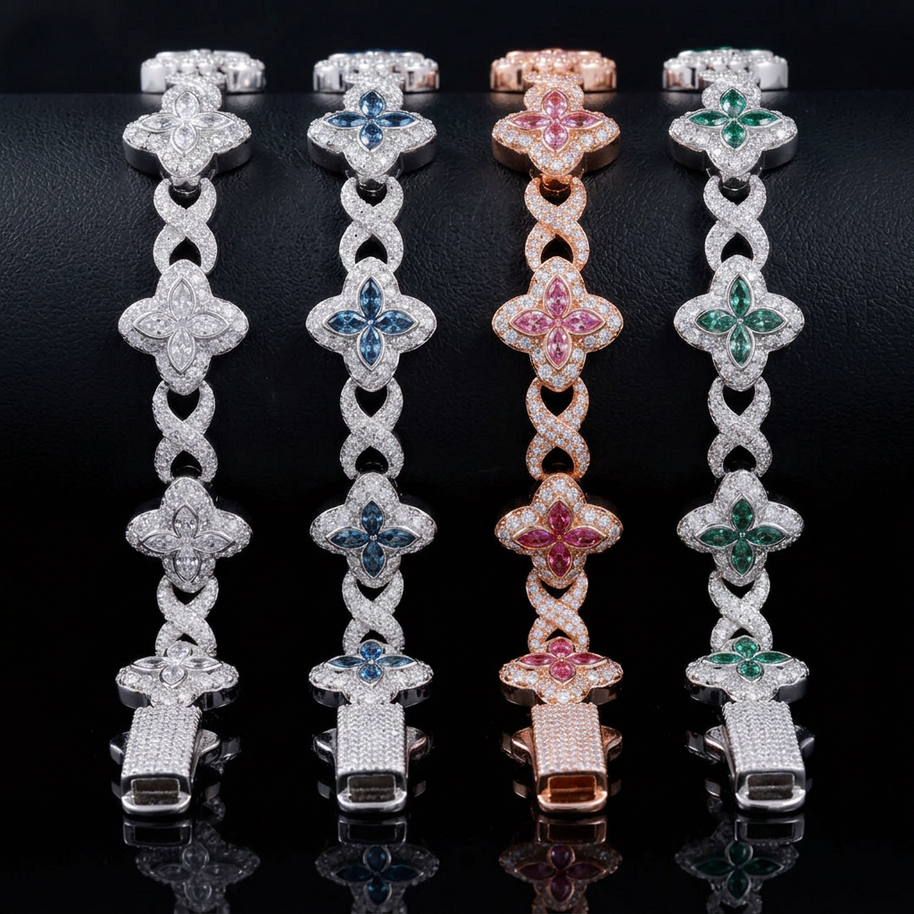 LV | Tennis Moissanite con Diseño exclusivo