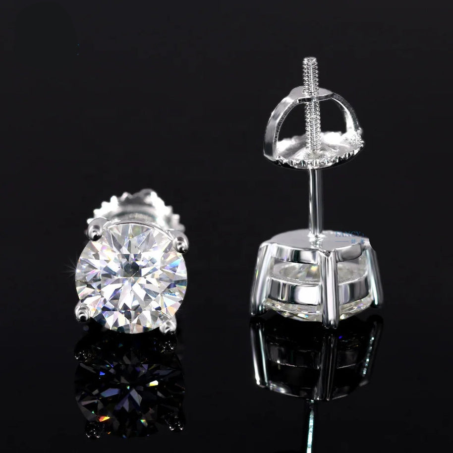 Basics | Pendientes Moissanite