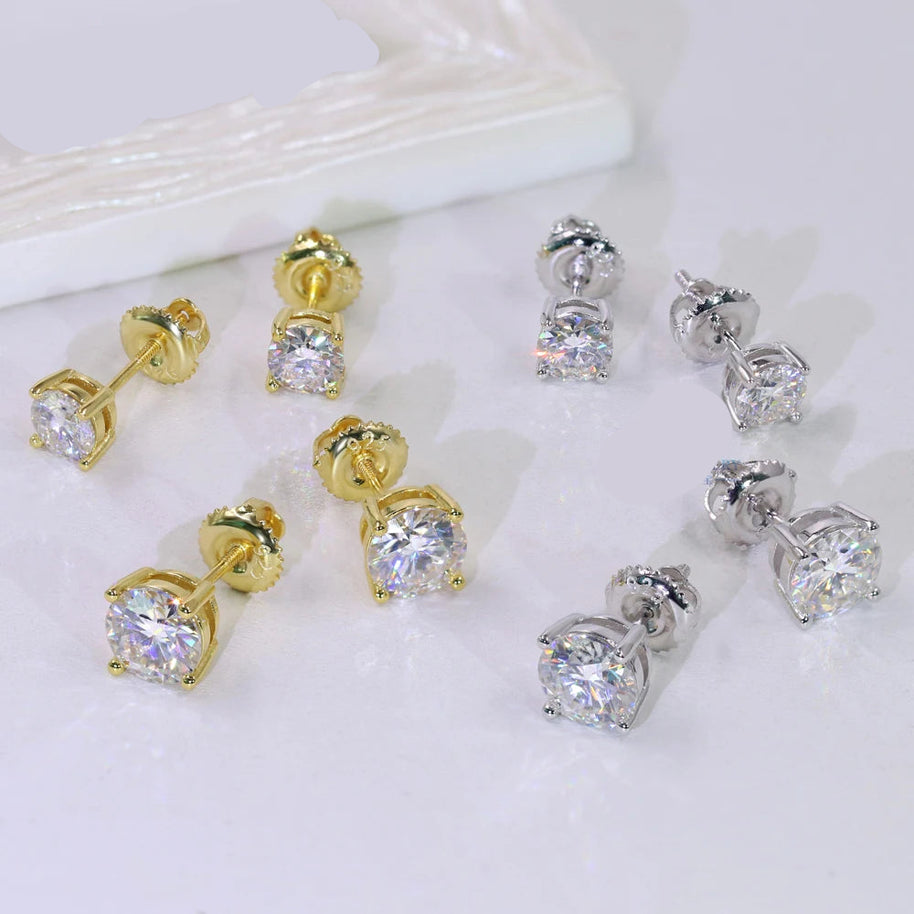 Basics | Pendientes Moissanite