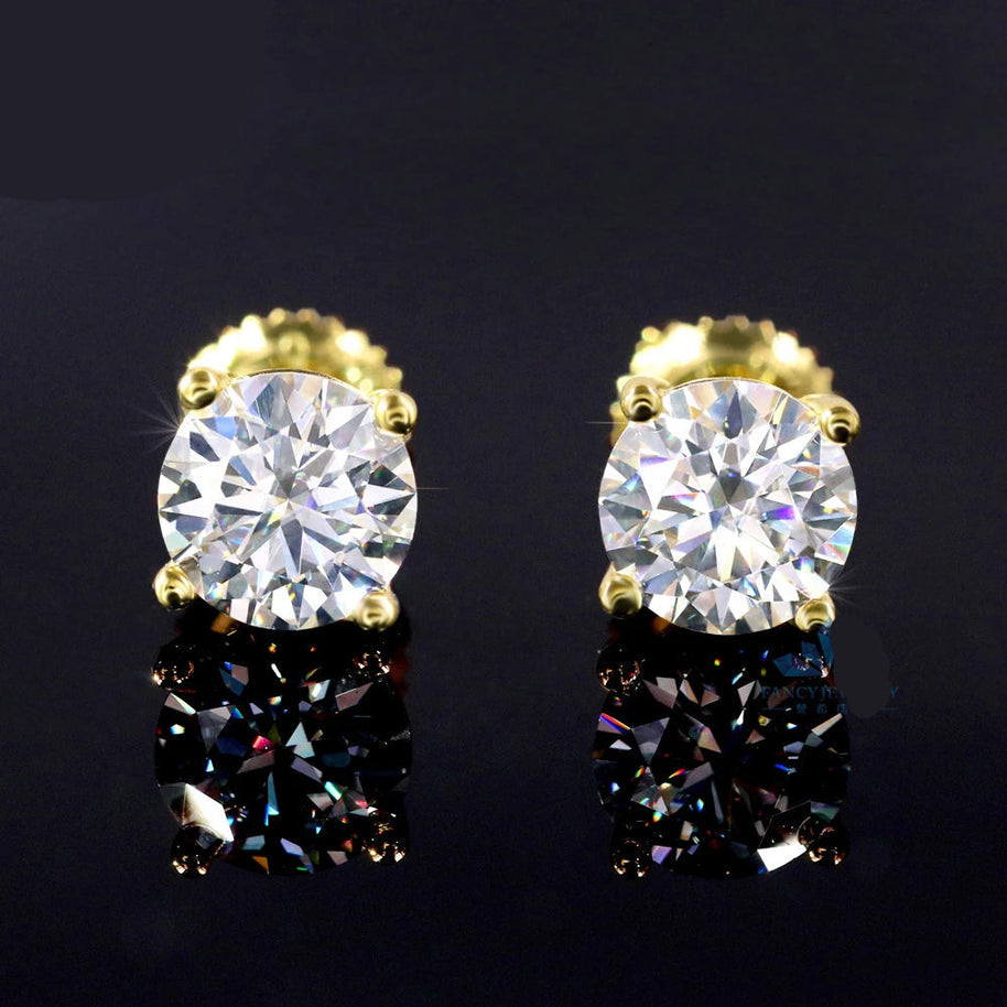 Basics | Pendientes Moissanite