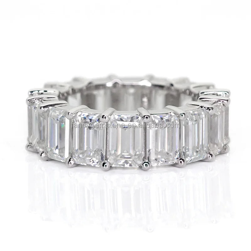 Baguette | Anillo modular con Moissanite