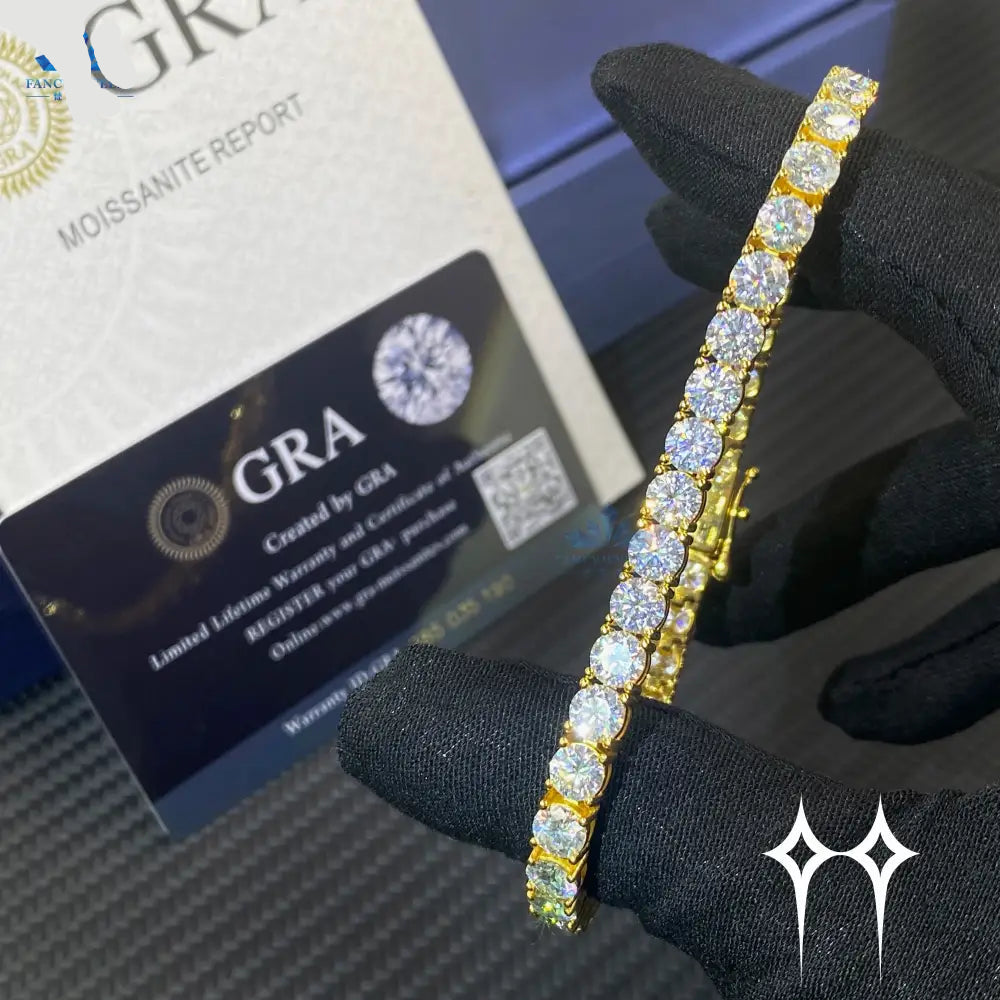 Essential | Tennis Chapada en Oro 18K
