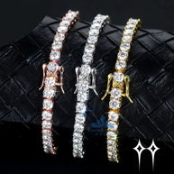 Essential | Tennis Chapada en Oro 18K