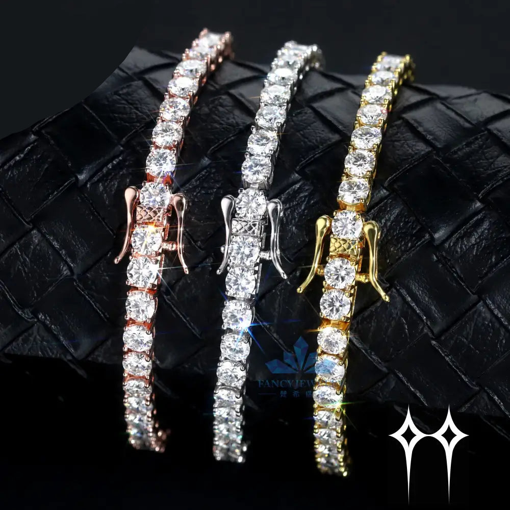 Essential | Tennis Chapada en Oro 18K