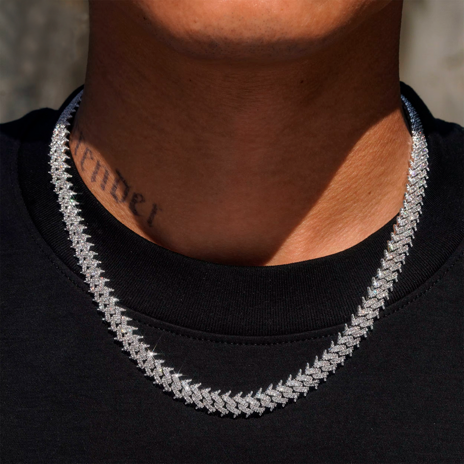 Cuban Spike | Chain & Tennis VSS Moissanite