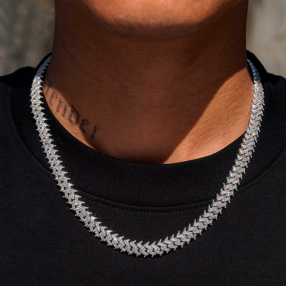 Cuban Spike | Chain & Tennis VSS Moissanite